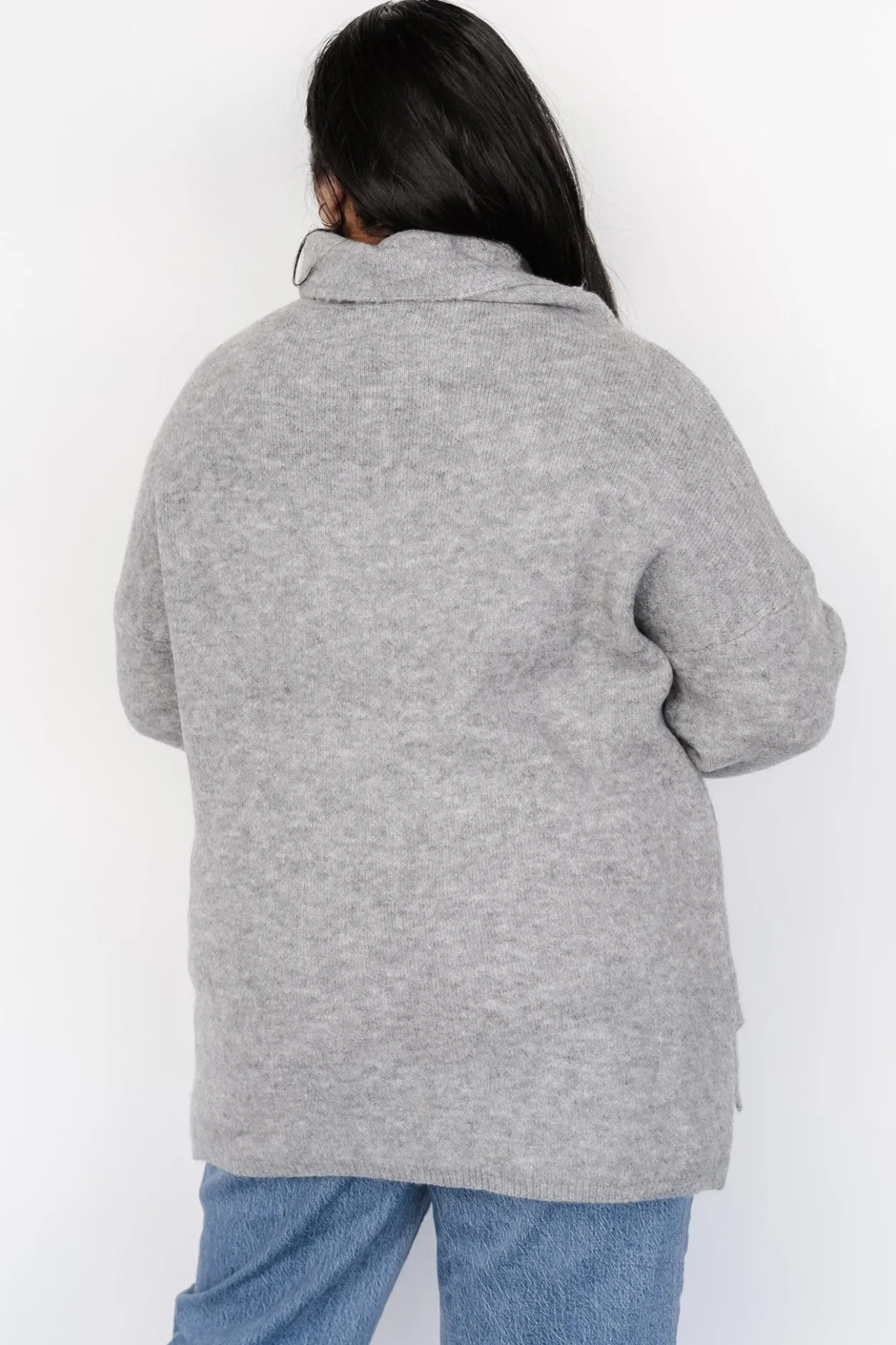 New Baltic Born Lyon Turtleneck Sweater | Gray
