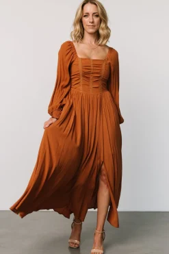 Clearance Baltic Born Maddalena Maxi Dress | Camel