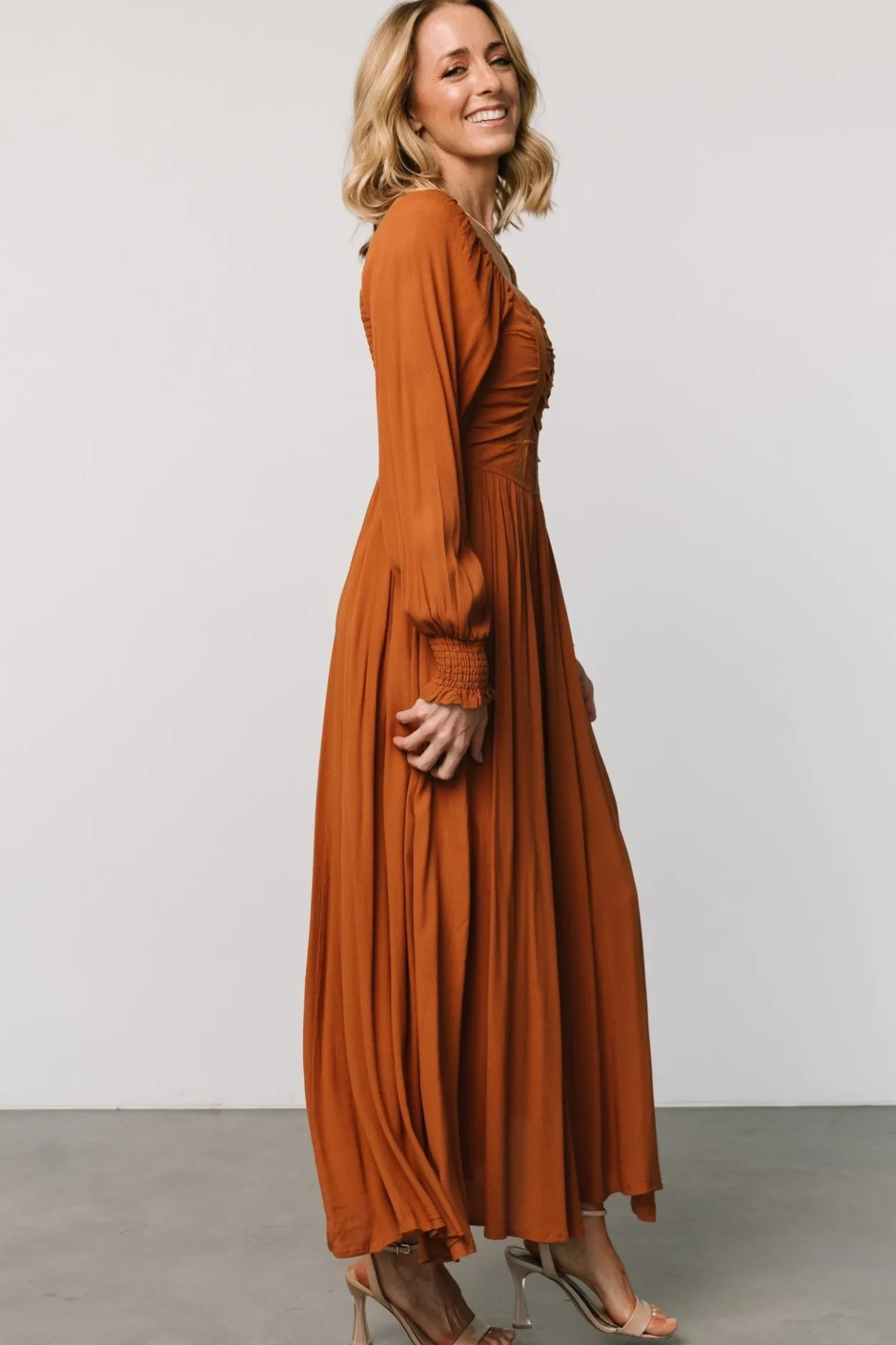 Clearance Baltic Born Maddalena Maxi Dress | Camel