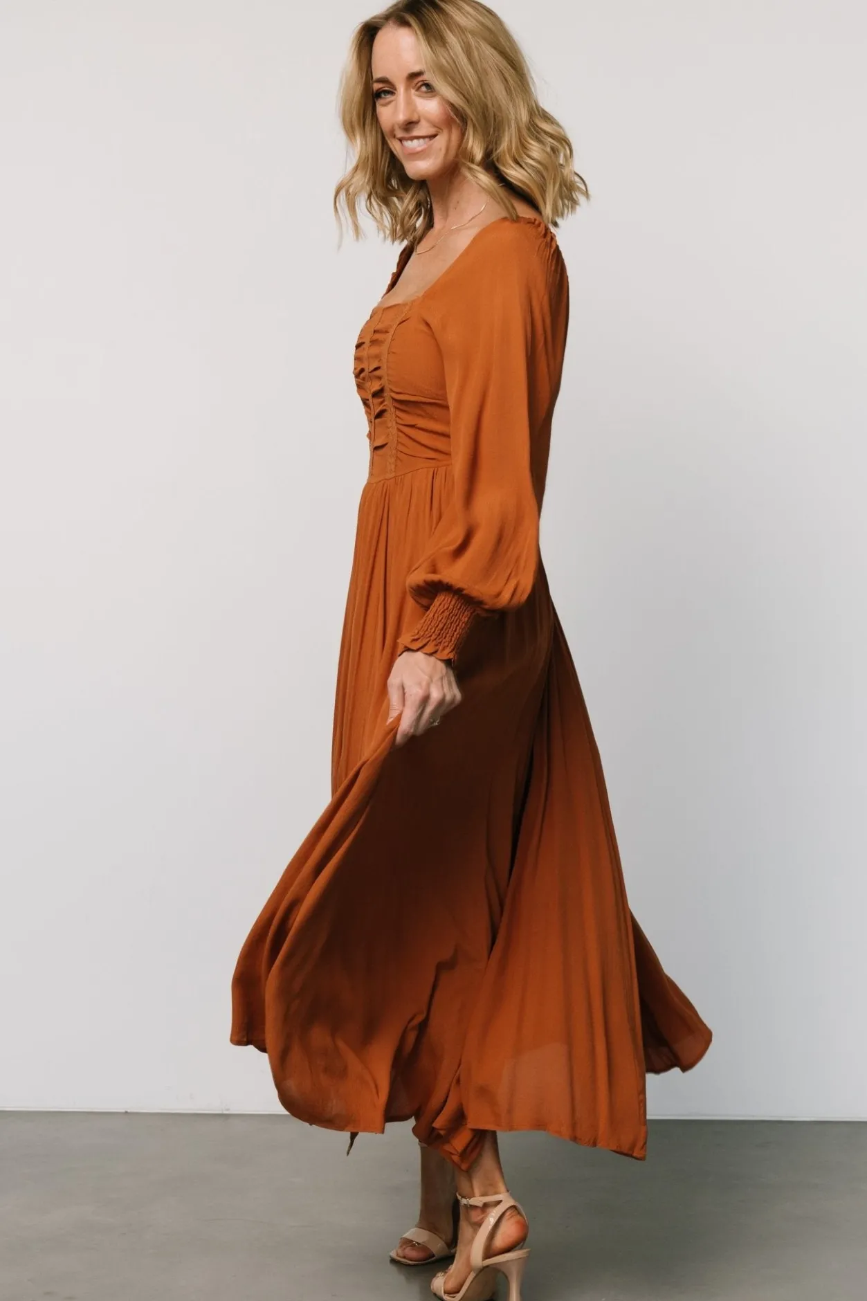 Clearance Baltic Born Maddalena Maxi Dress | Camel