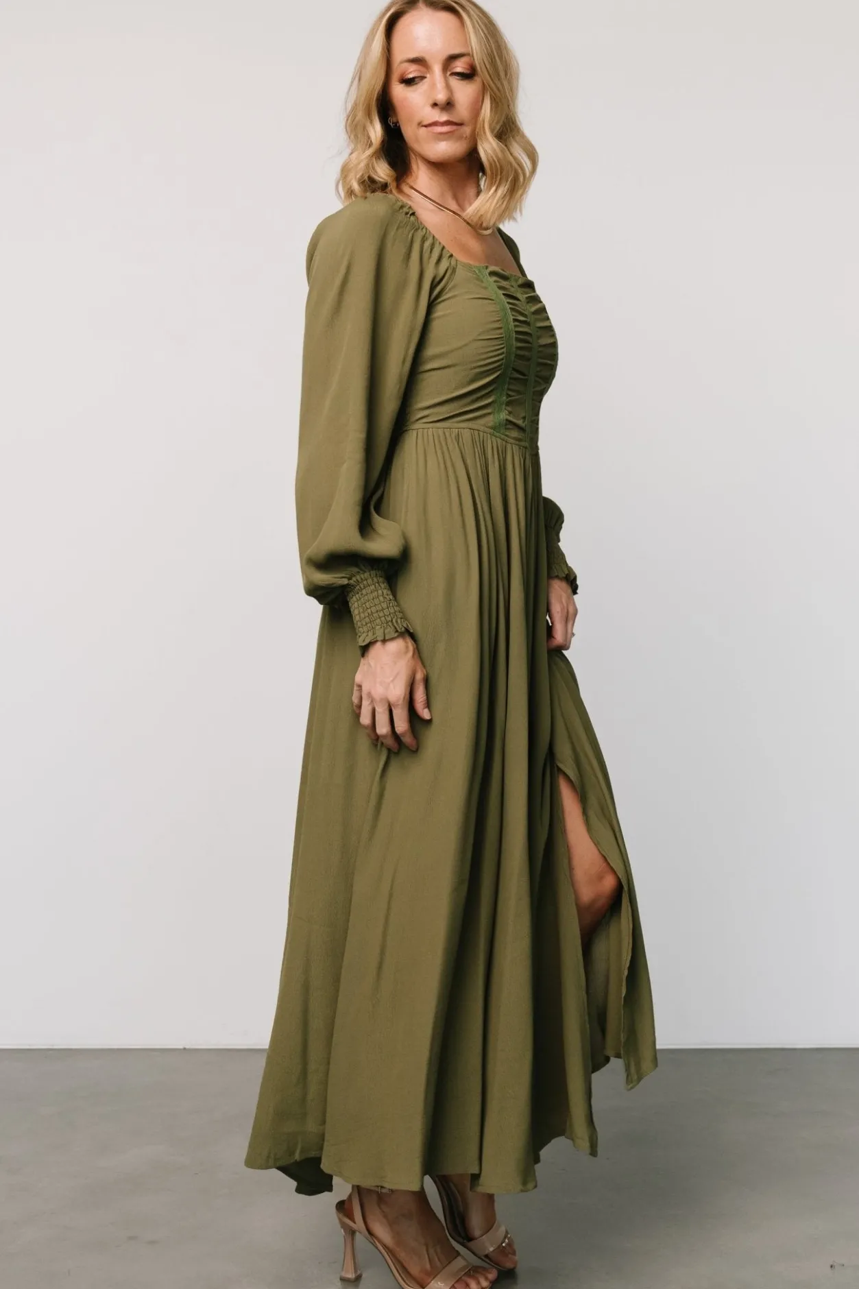 Clearance Baltic Born Maddalena Maxi Dress | Olive