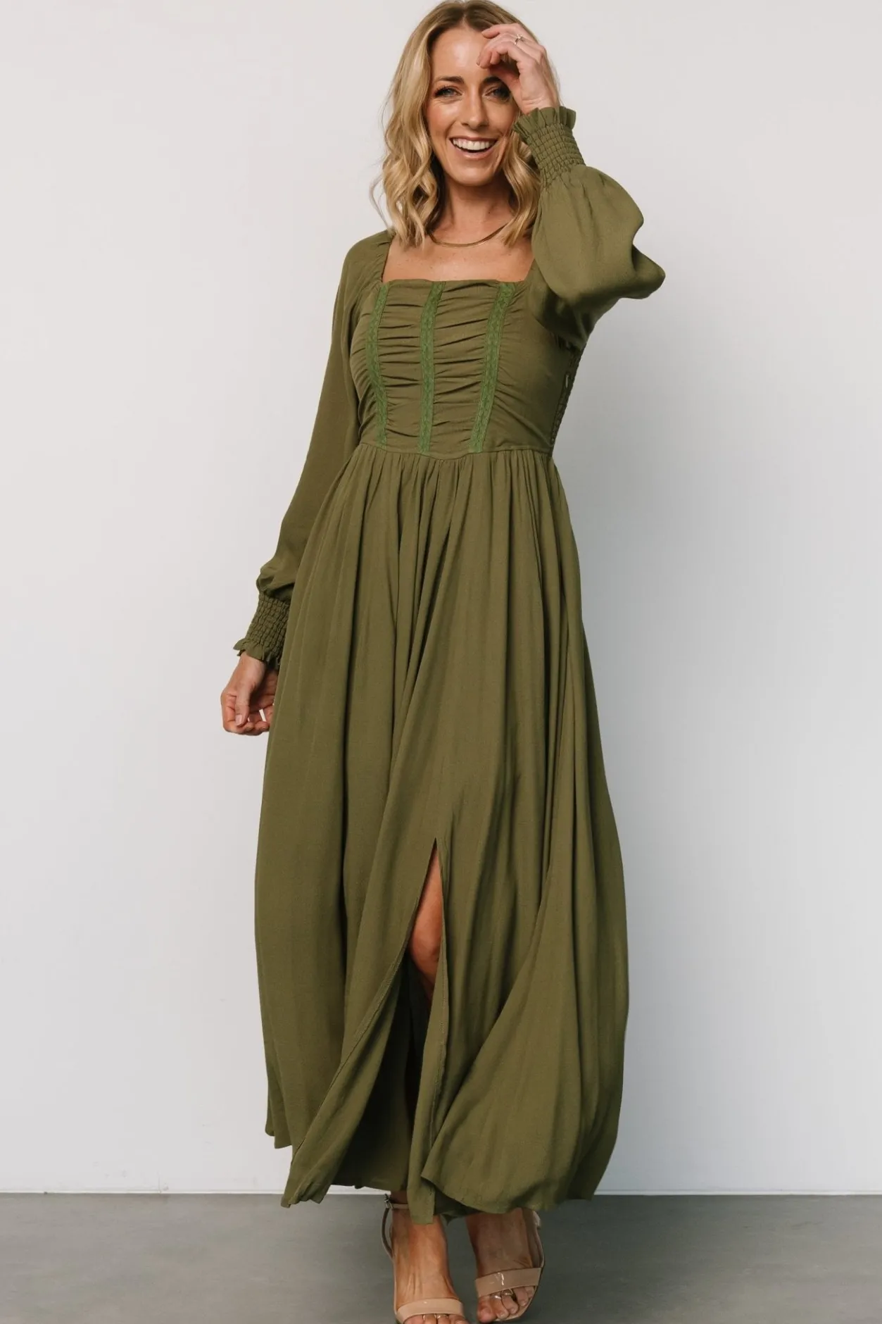 Clearance Baltic Born Maddalena Maxi Dress | Olive