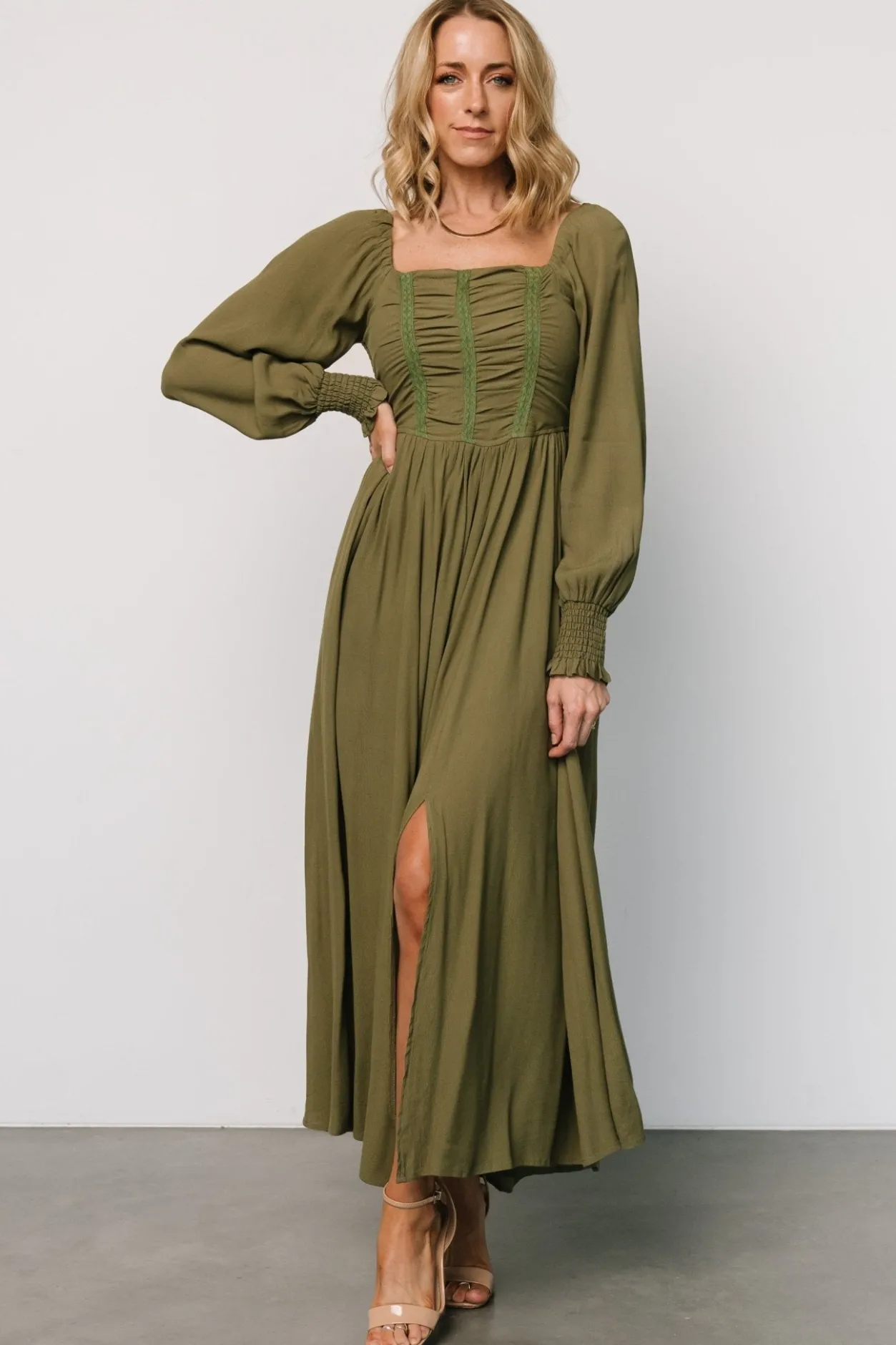 Clearance Baltic Born Maddalena Maxi Dress | Olive