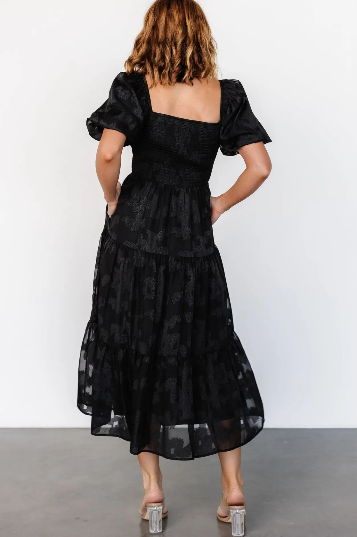 New Baltic Born Mae Midi Dress | Black