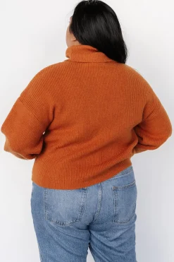 Discount Baltic Born Malcolm Turtleneck Sweater | Spice