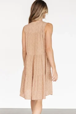 Discount Baltic Born Malone Button Down Short Dress | Camel