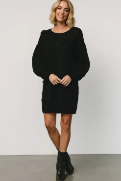 New Baltic Born Margaux Sweater Dress | Black