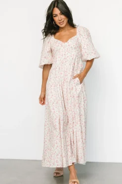 Hot Baltic Born Marguerite Maxi Dress | Cream Floral CreamFloral