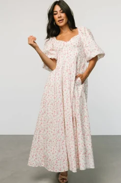 Hot Baltic Born Marguerite Maxi Dress | Cream Floral CreamFloral