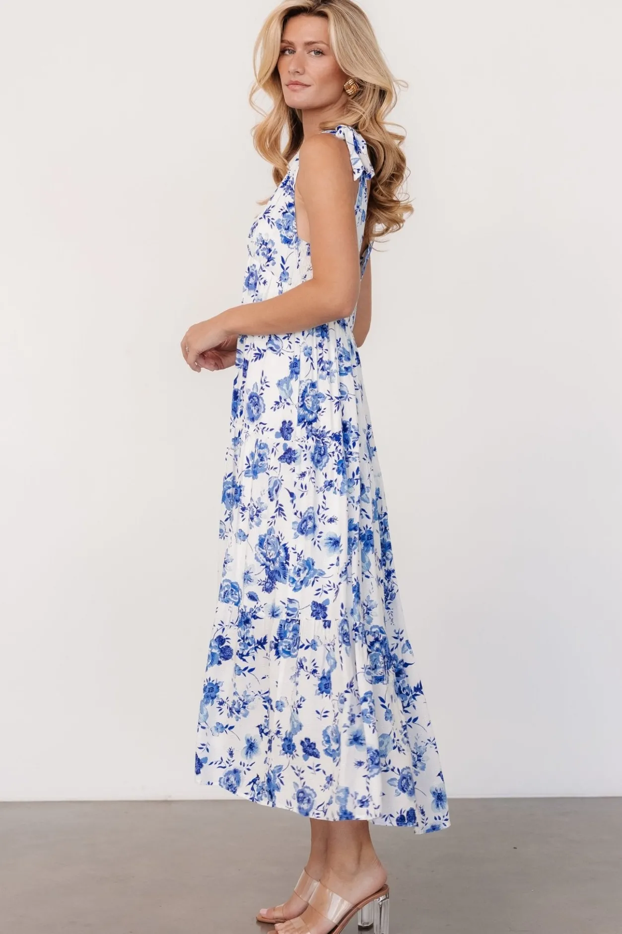 Sale Baltic Born Mariah Tank Dress | Blue Floral BlueFloral