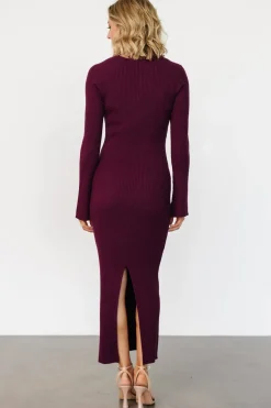 Best Baltic Born Marika Ribbed Dress | Wine