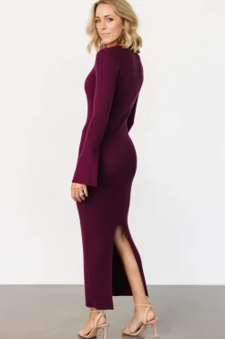 Best Baltic Born Marika Ribbed Dress | Wine