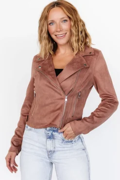 Best Baltic Born Marisa Faux Suede Jacket | Dusty Clove DustyClove