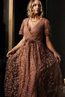 Sale Baltic Born Marseille Embossed Maxi Dress | Nude Rose NudeRose