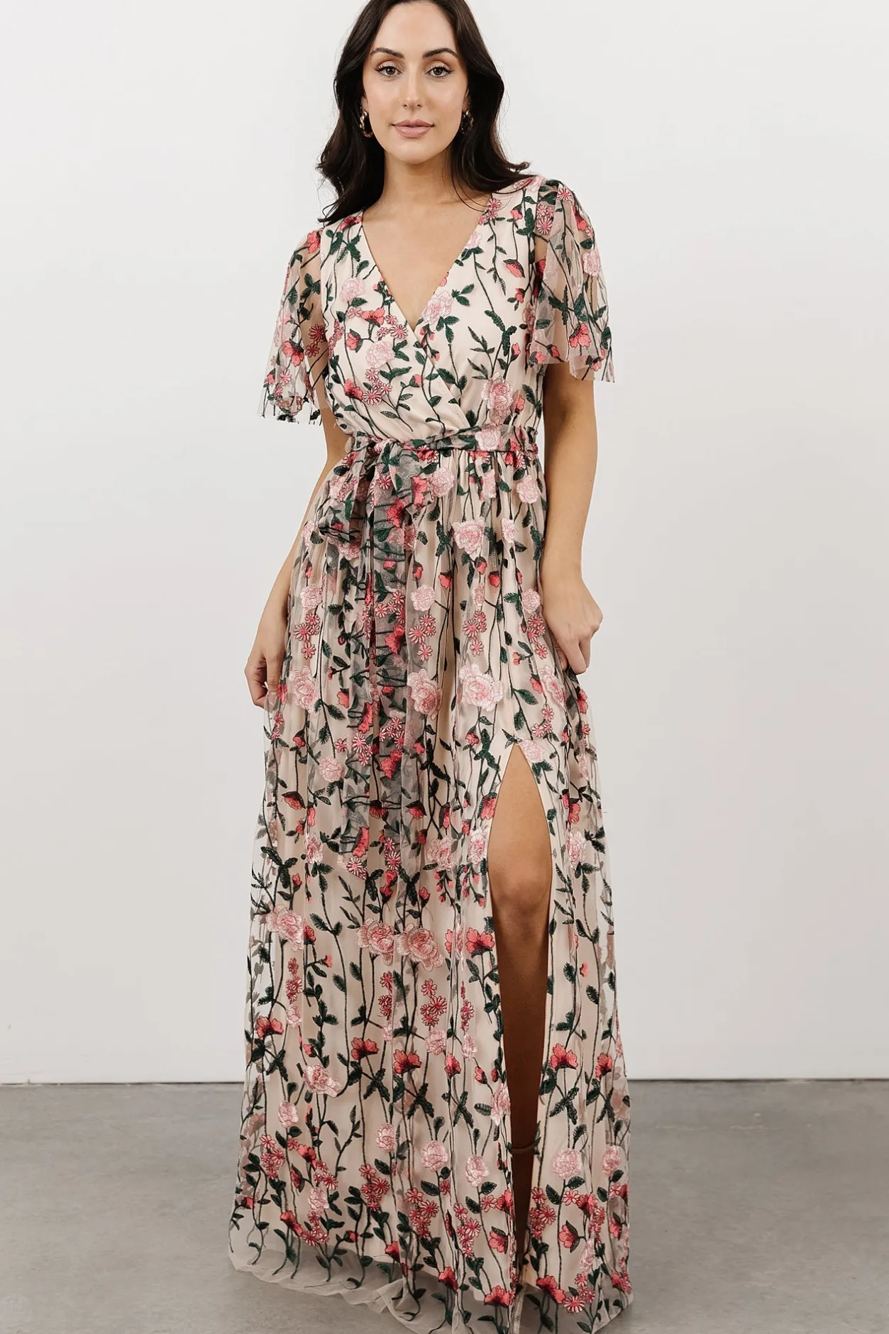 Clearance Baltic Born Marseille Embossed Maxi Dress | Rose Garden RoseGarden