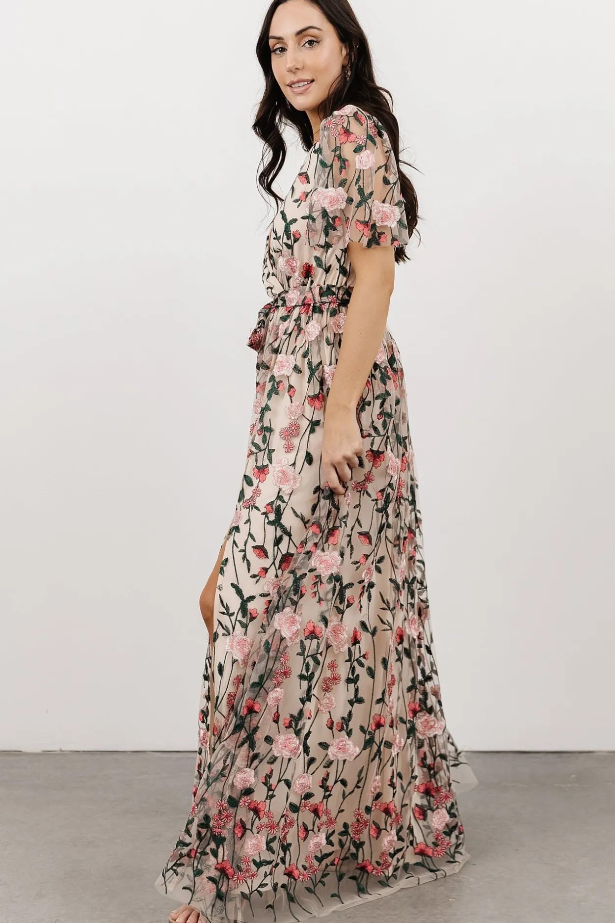 Clearance Baltic Born Marseille Embossed Maxi Dress | Rose Garden RoseGarden