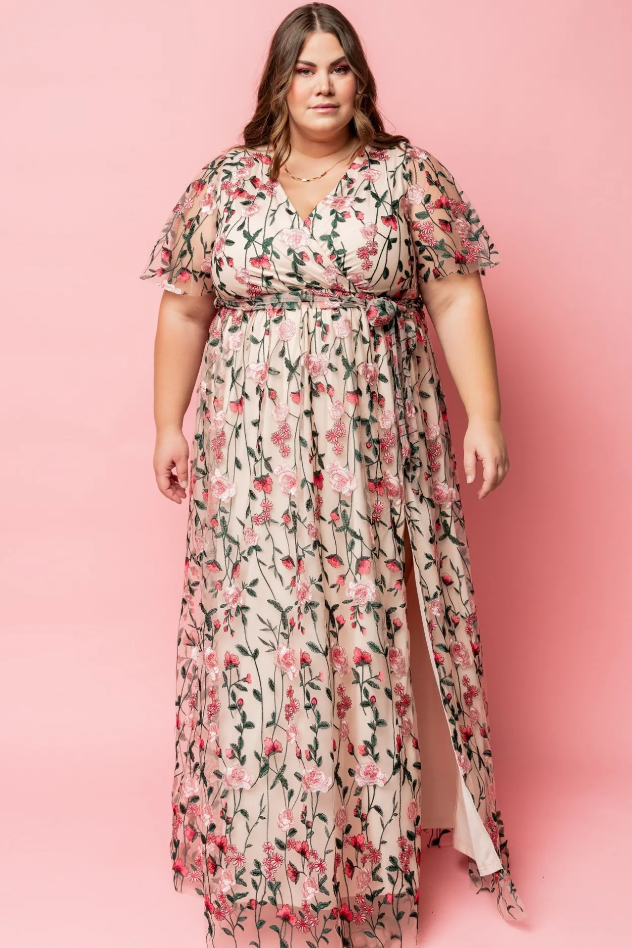 Clearance Baltic Born Marseille Embossed Maxi Dress | Rose Garden RoseGarden