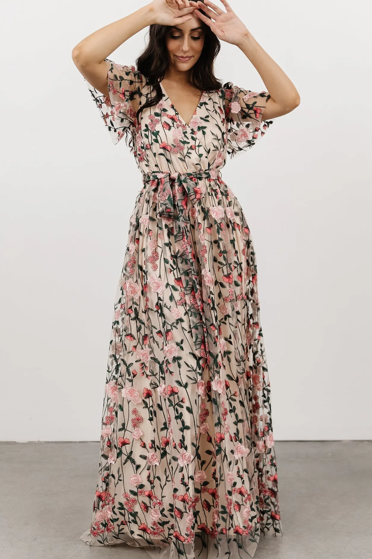 Clearance Baltic Born Marseille Embossed Maxi Dress | Rose Garden RoseGarden