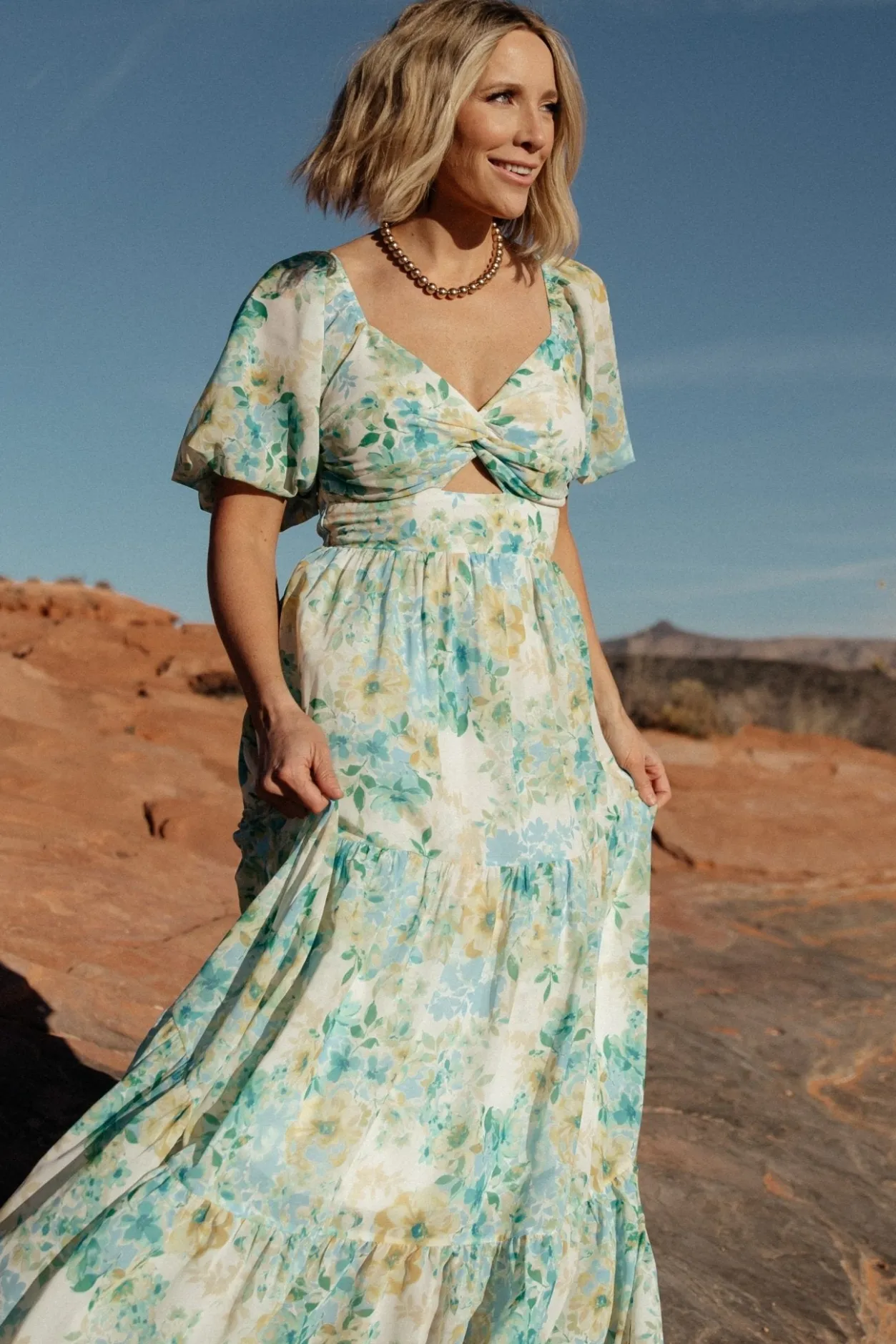 Clearance Baltic Born Maya Maxi Dress | Garden Multi GardenMulti