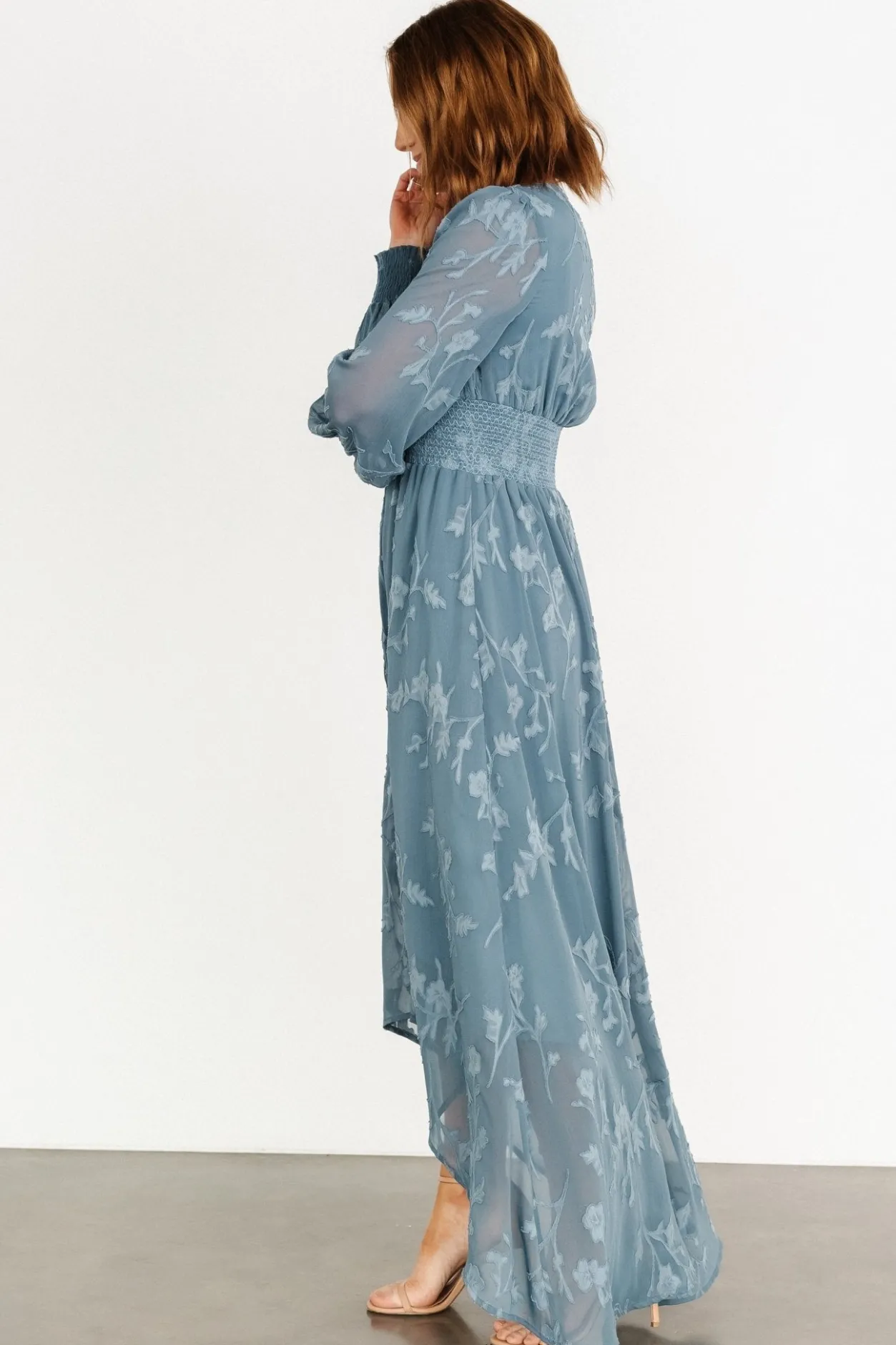 Best Baltic Born Mayfair High Low Maxi Dress | Slate Blue SlateBlue