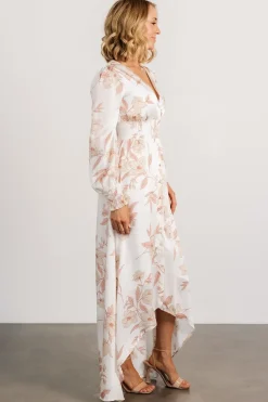 Best Baltic Born Mayfair High Low Maxi Dress | White Floral WhiteFloral