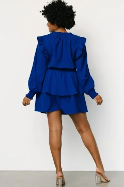 Outlet Baltic Born Maylee Tiered Short Dress | Cobalt