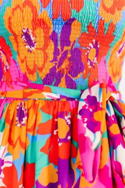 New Baltic Born Mazatlan Maxi Dress | Multi Floral MultiFloral