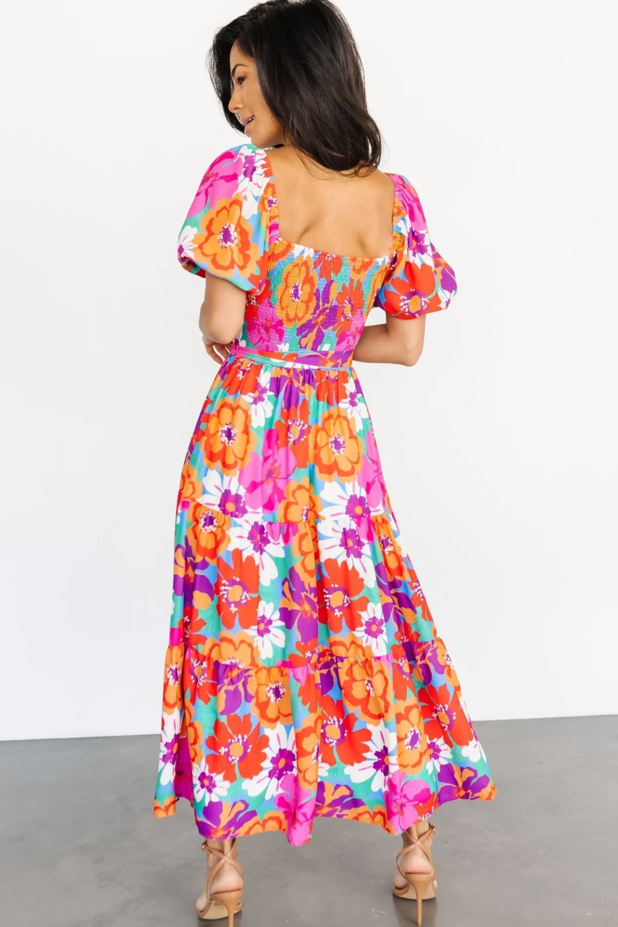 New Baltic Born Mazatlan Maxi Dress | Multi Floral MultiFloral