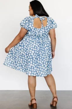 New Baltic Born McKell Mini Dress | Chambray Floral ChambrayFloral