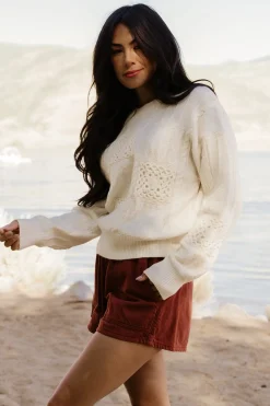 Fashion Baltic Born Meadow Knit Sweater | Cream