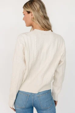 Fashion Baltic Born Meadow Knit Sweater | Cream