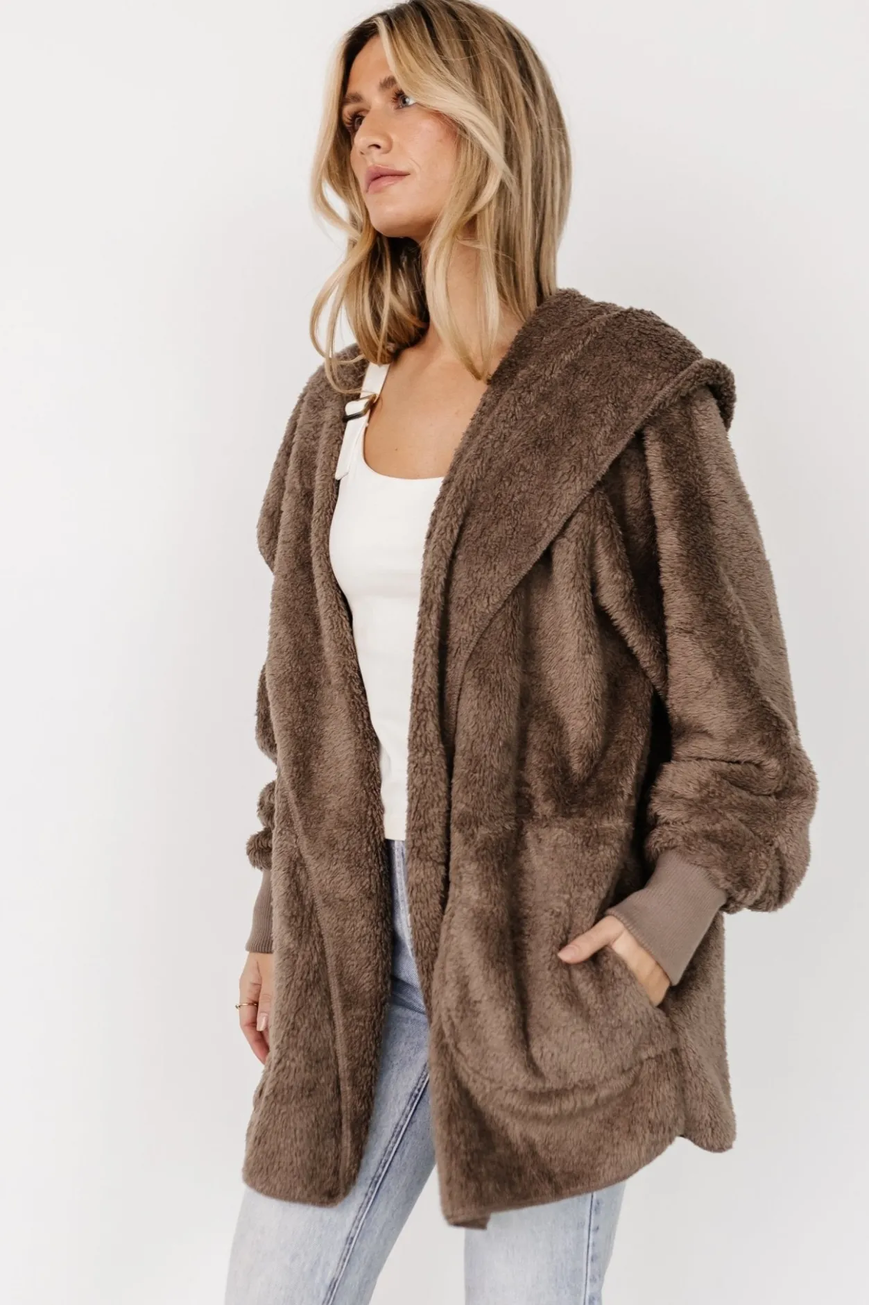 Clearance Baltic Born Melrose Teddy Jacket | Brown