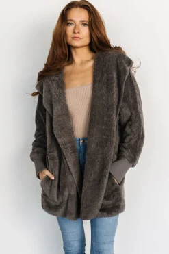 Best Baltic Born Melrose Teddy Jacket | Dark Gray DarkGray