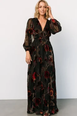 Fashion Baltic Born Mikla Maxi Dress | Black Multi BlackMulti