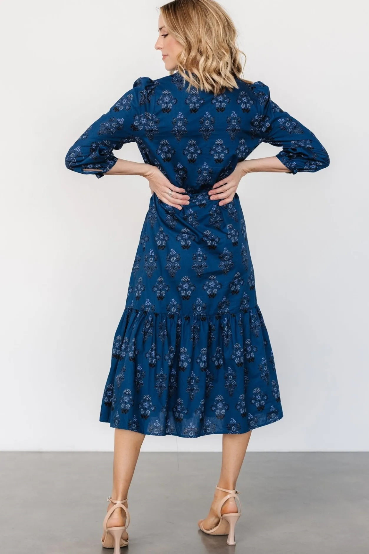Best Baltic Born Mira Midi Dress | Deep Blue Print DeepBluePrint