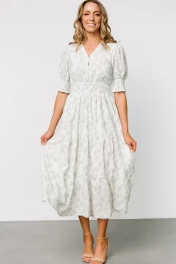 Best Baltic Born Miriam Midi Dress | Light Sage Floral LightSageFloral