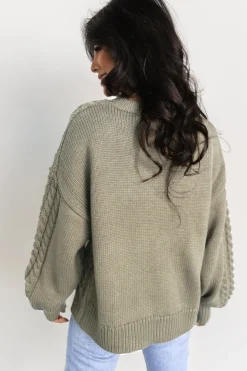 Best Baltic Born Mona Knit Sweater | Olive
