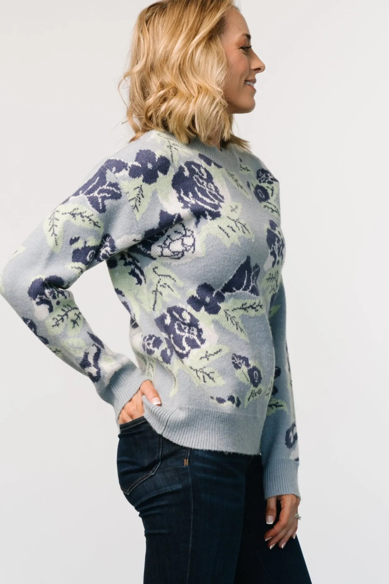 Outlet Baltic Born Munich Sweater | Light Blue Multi LightBlueMulti