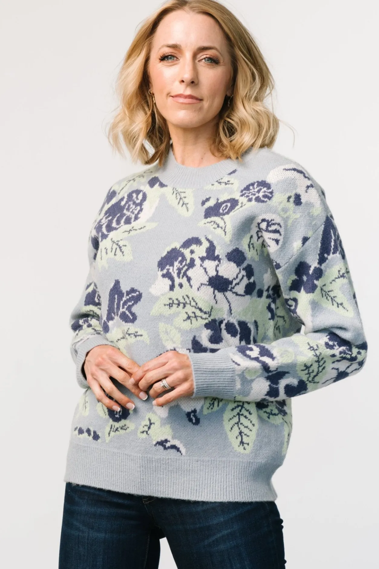 Outlet Baltic Born Munich Sweater | Light Blue Multi LightBlueMulti