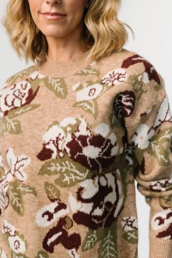 Online Baltic Born Munich Sweater | Taupe Multi TaupeMulti