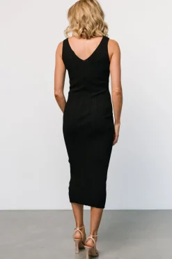 Discount Baltic Born Napa V Neck Tank Dress | Black