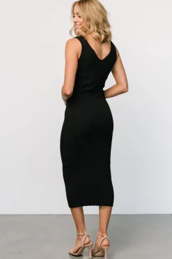Discount Baltic Born Napa V Neck Tank Dress | Black
