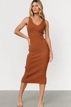 Outlet Baltic Born Napa V Neck Tank Dress | Copper