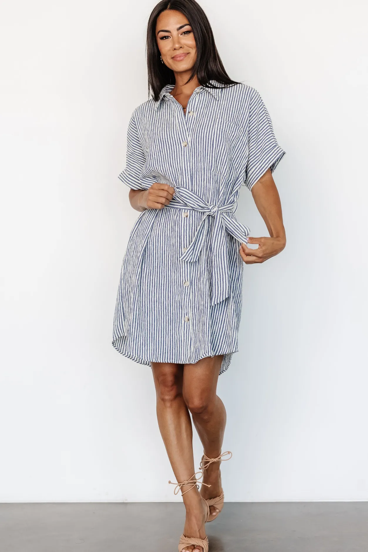 Fashion Baltic Born Nautical Shirt Dress | Blue Stripe BlueStripe
