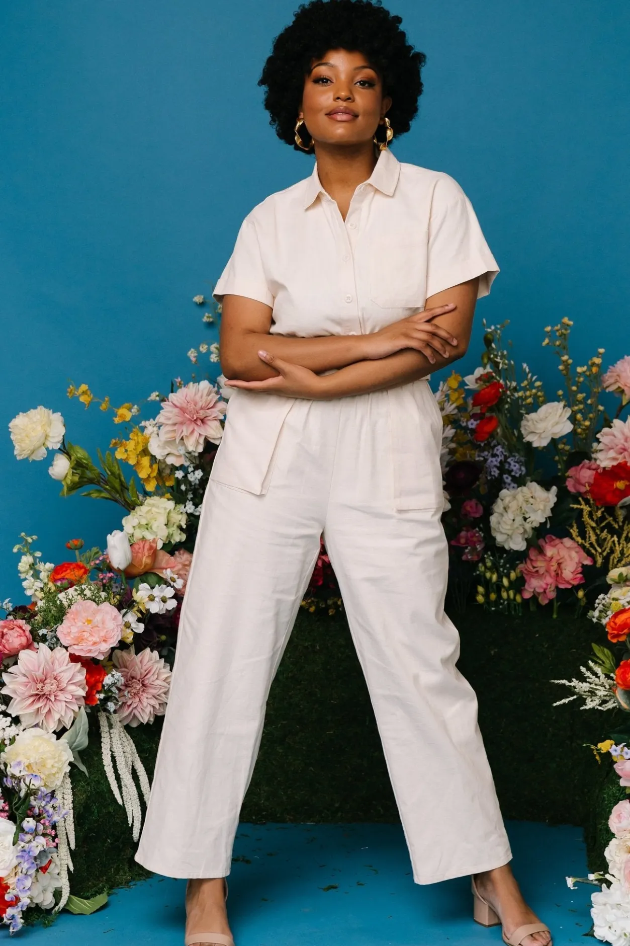 Hot Baltic Born Newport Jumpsuit | Cream