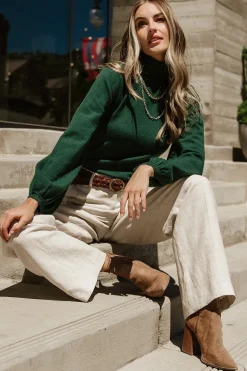 Sale Baltic Born Nielsen Turtleneck Sweater | Emerald