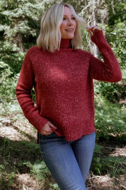 Fashion Baltic Born Oaklynn Turtleneck Sweater | Heather Rust HeatherRust