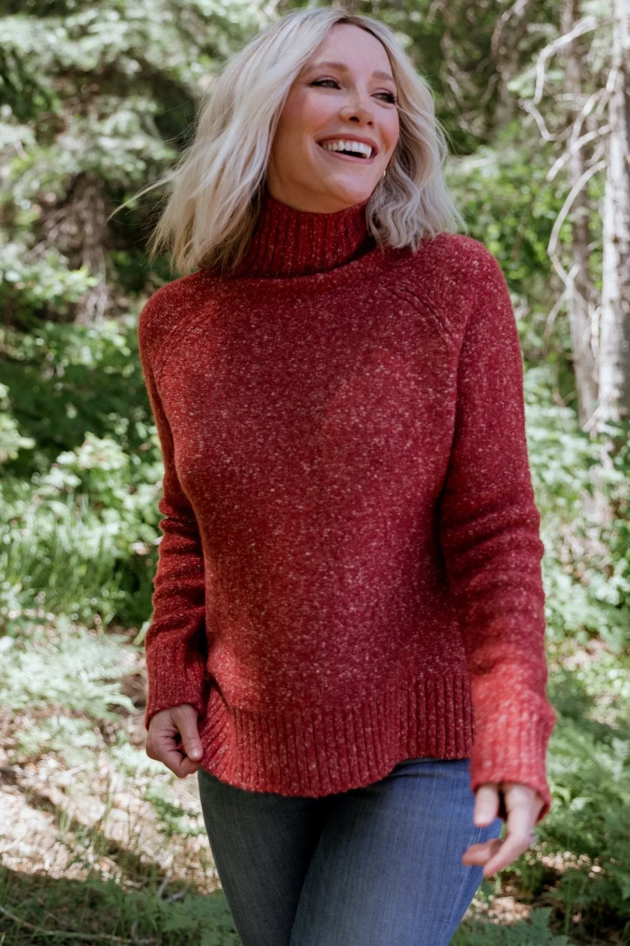 Fashion Baltic Born Oaklynn Turtleneck Sweater | Heather Rust HeatherRust