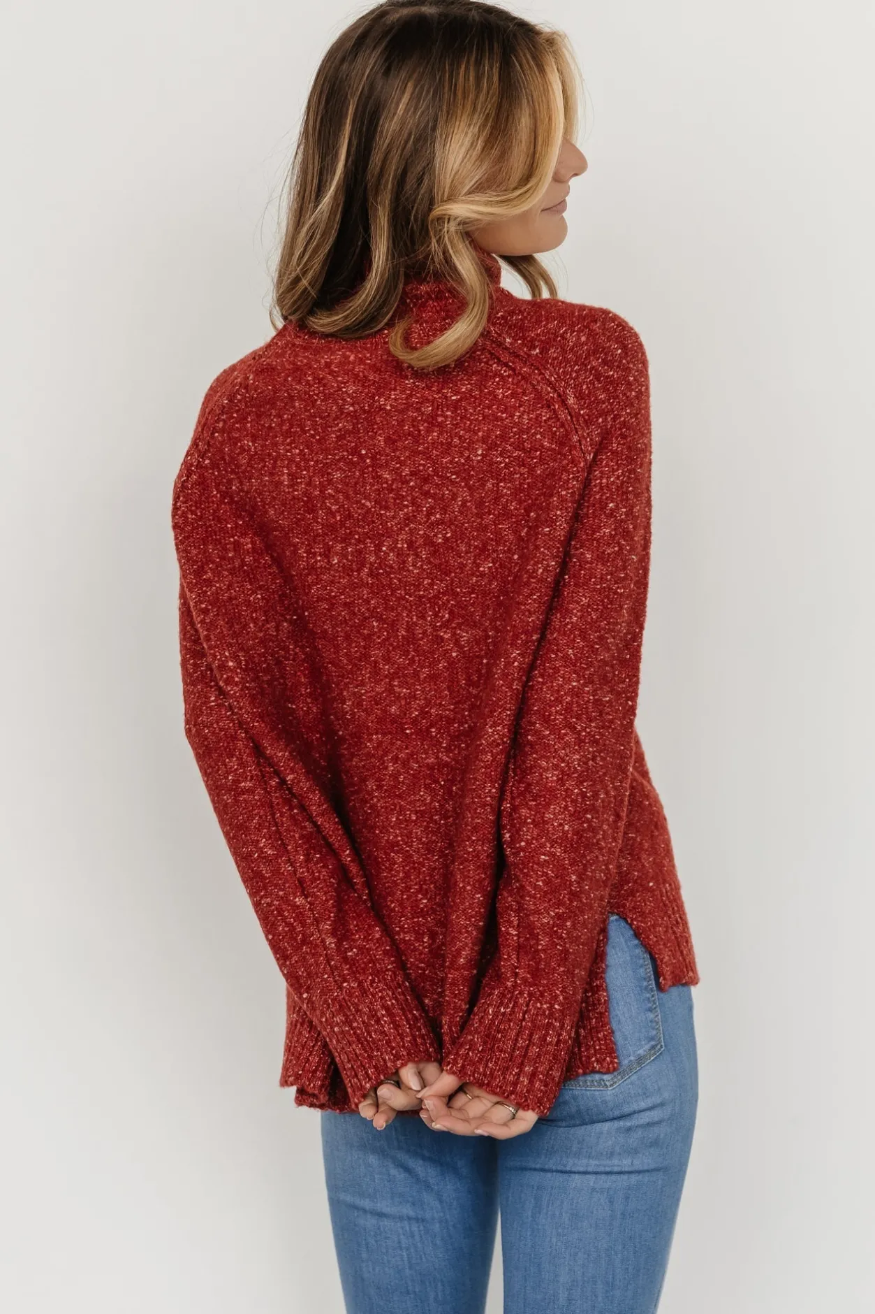 Fashion Baltic Born Oaklynn Turtleneck Sweater | Heather Rust HeatherRust