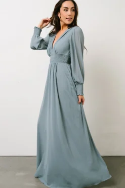 Hot Baltic Born Olivia Maxi Dress | Dusty Blue DustyBlue